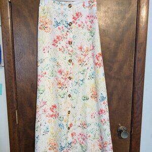 Floral Maxi Skirt